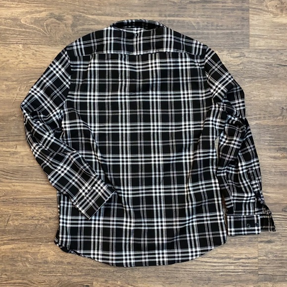 Men’s Express Plaid Button Down - Picture 3 of 5